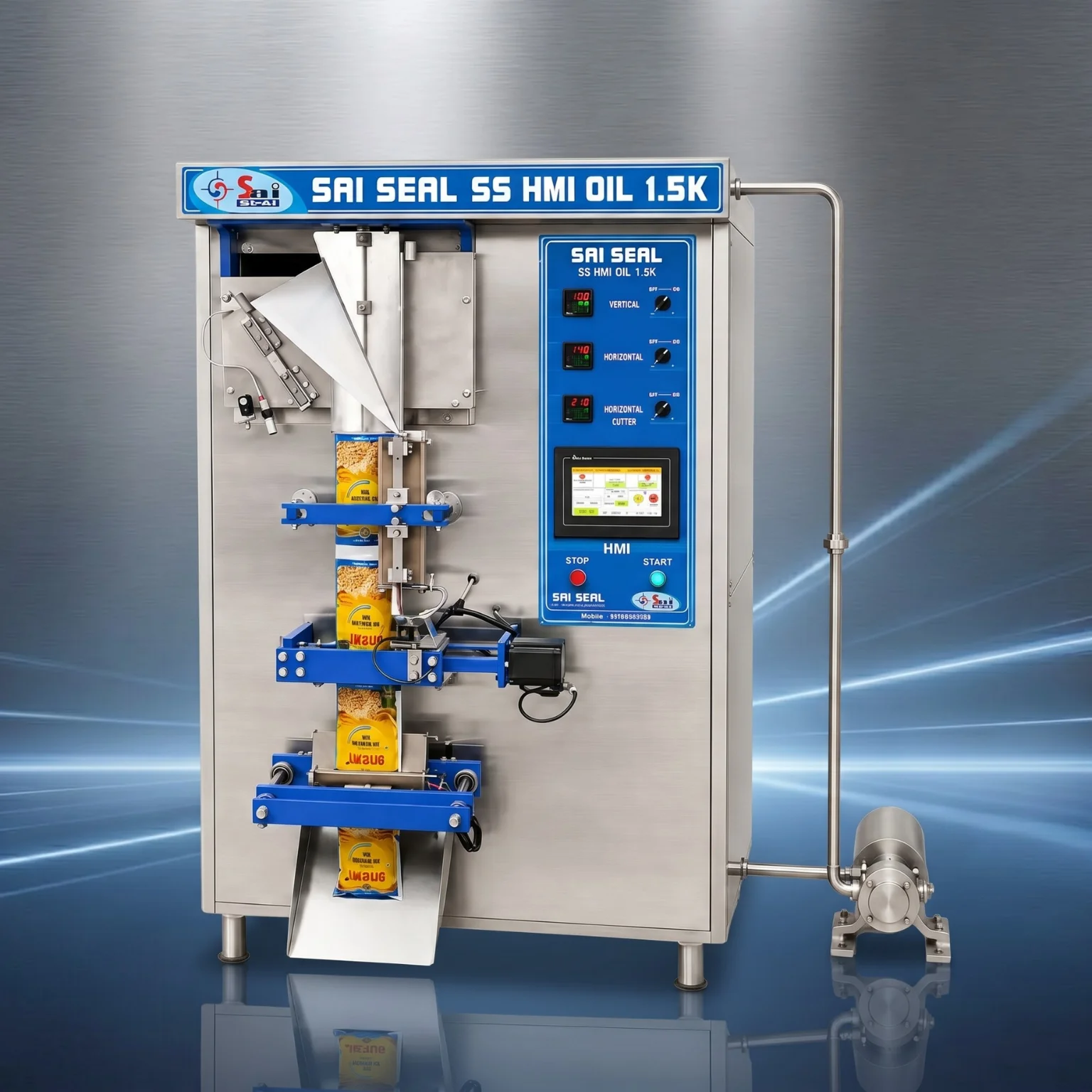 Sai Seal SS HMI OIL 1.5K Machine - Exact Replica